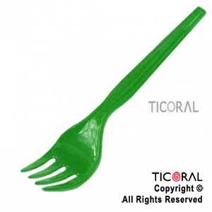 TENEDOR HS4946 CLASSIC PLAST VERDE x 20